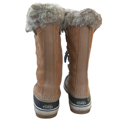 Sorel Joan Of Arctic Tan and Blue  Lace Up Boots  - Size 5.5 - Picture 6 of 16